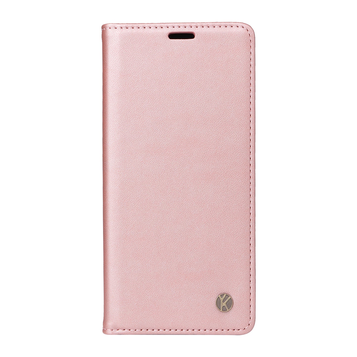 YIKATU YK-001 For Xiaomi Redmi Note 13 Pro 4G / Poco M6 Pro 4G Case Magnetic Absorption PU Leather Cover - Rose Gold