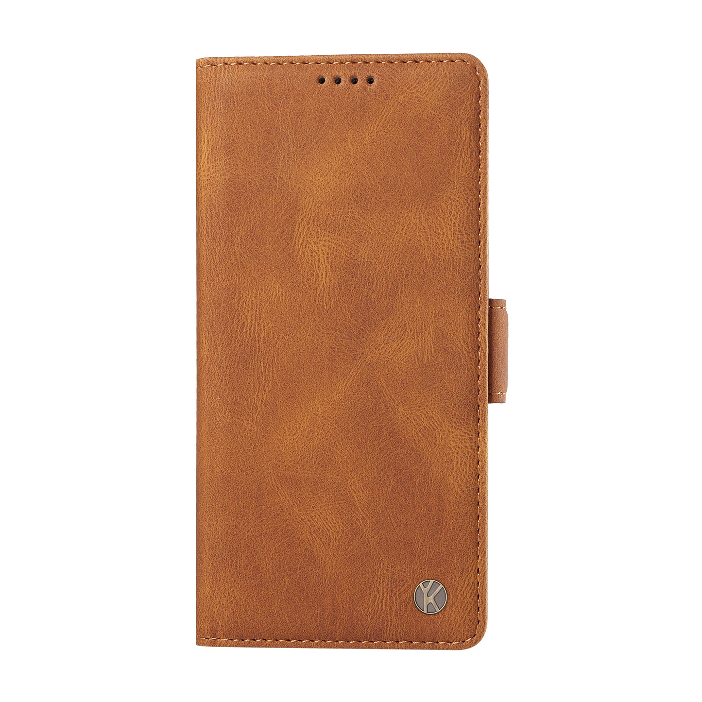 YIKATU YK-005 For Xiaomi Redmi Note 13 Pro 4G / Poco M6 Pro 4G Case Wallet Flip Phone Cover - Brown