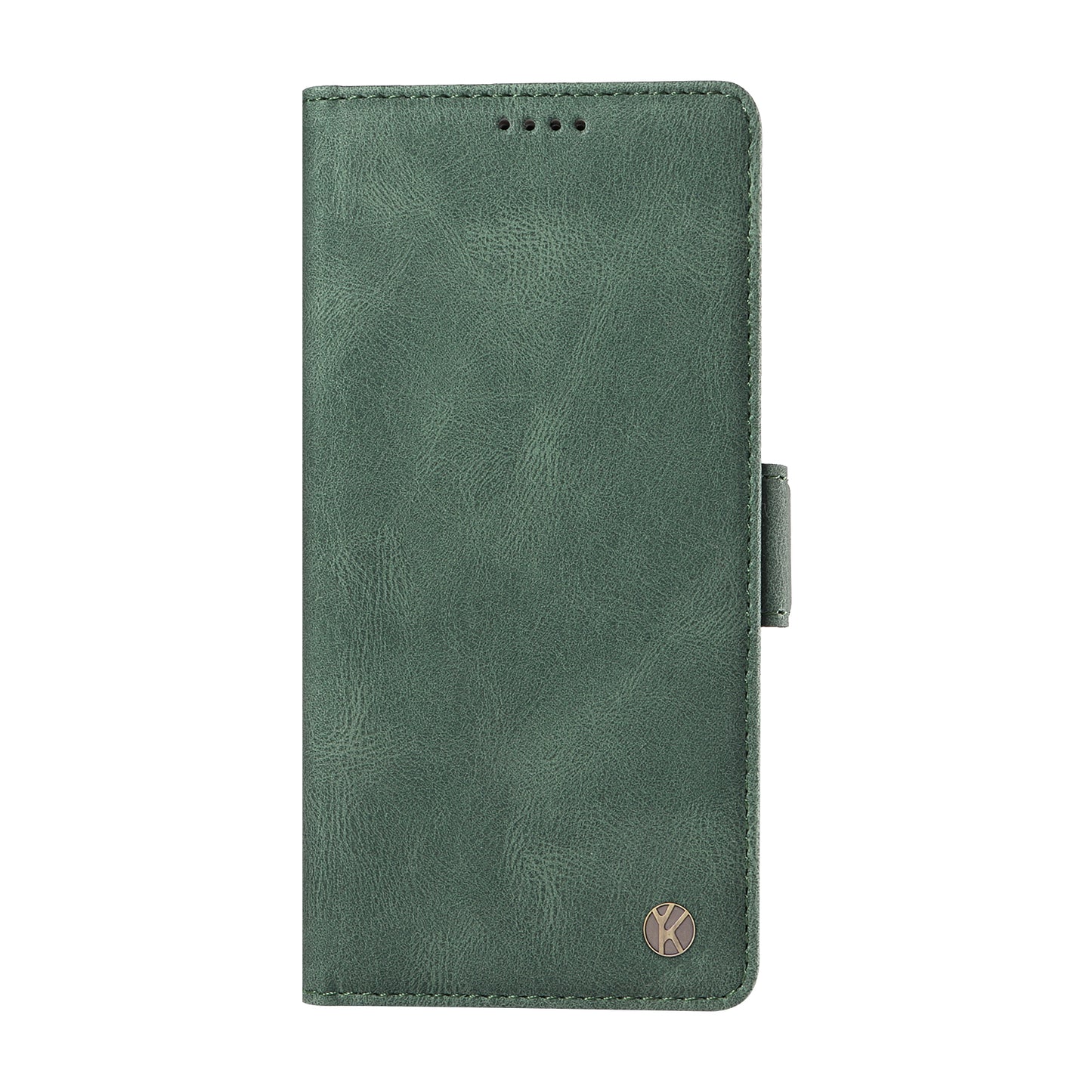 YIKATU YK-005 For Xiaomi Redmi Note 13 Pro 4G / Poco M6 Pro 4G Case Wallet Flip Phone Cover - Green