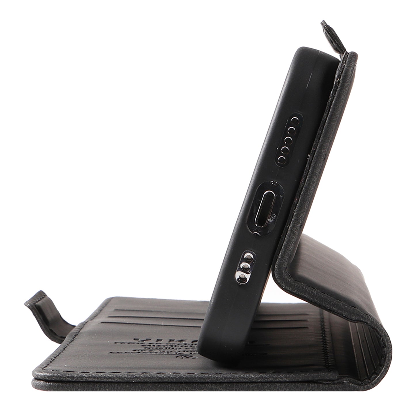 YIKATU YK-005 For Xiaomi Redmi Note 13 Pro 4G / Poco M6 Pro 4G Case Wallet Flip Phone Cover - Black