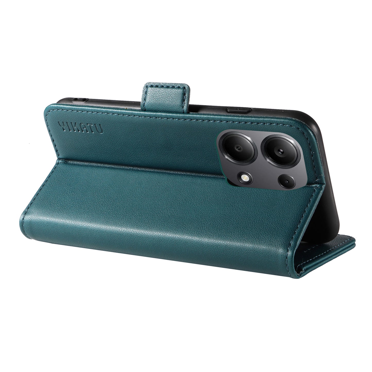 YIKATU YK-003 For Xiaomi Redmi Note 13 Pro 4G / Poco M6 Pro 4G Phone Case Stand Magnetic Protect Cover - Green