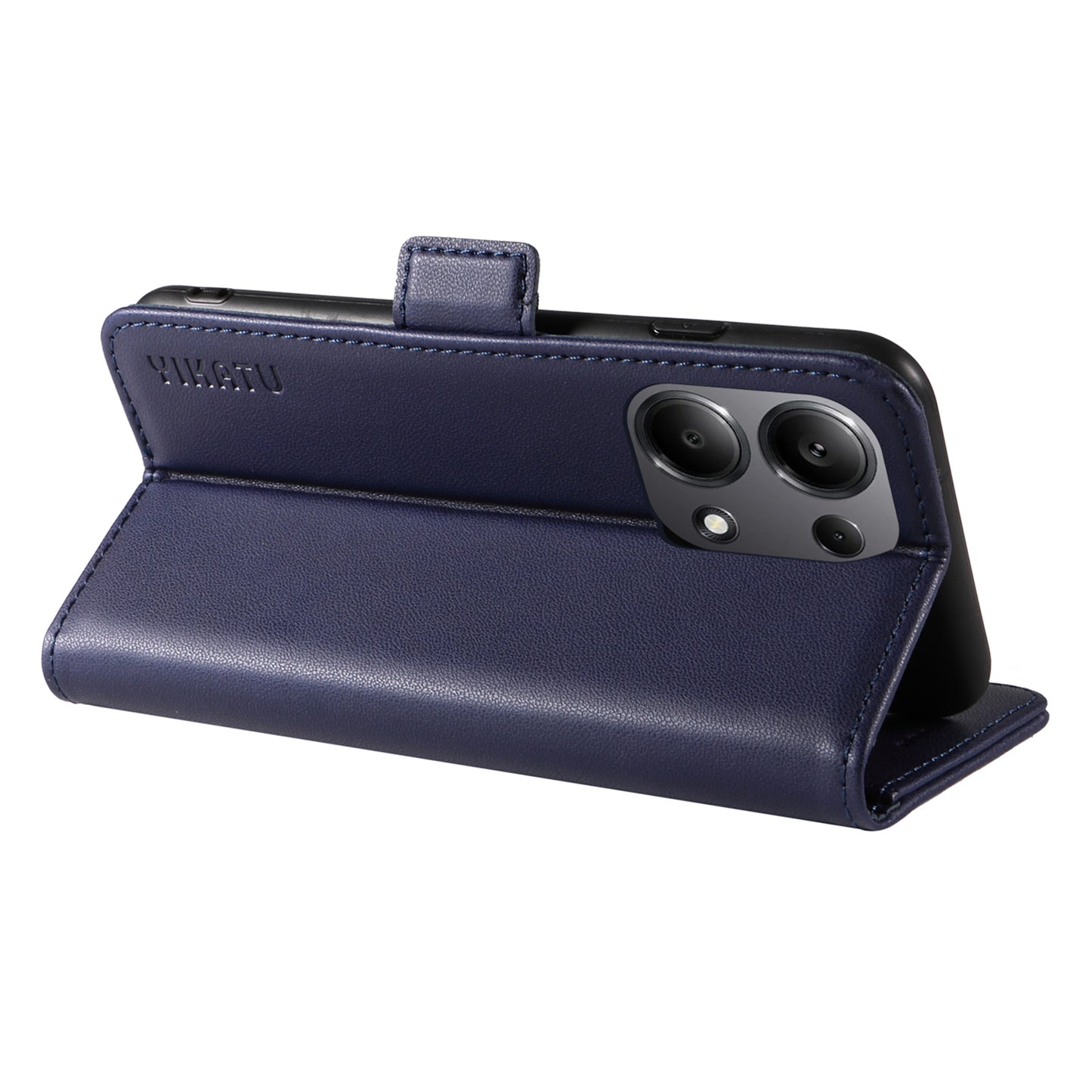 YIKATU YK-003 For Xiaomi Redmi Note 13 Pro 4G / Poco M6 Pro 4G Phone Case Stand Magnetic Protect Cover - Sapphire