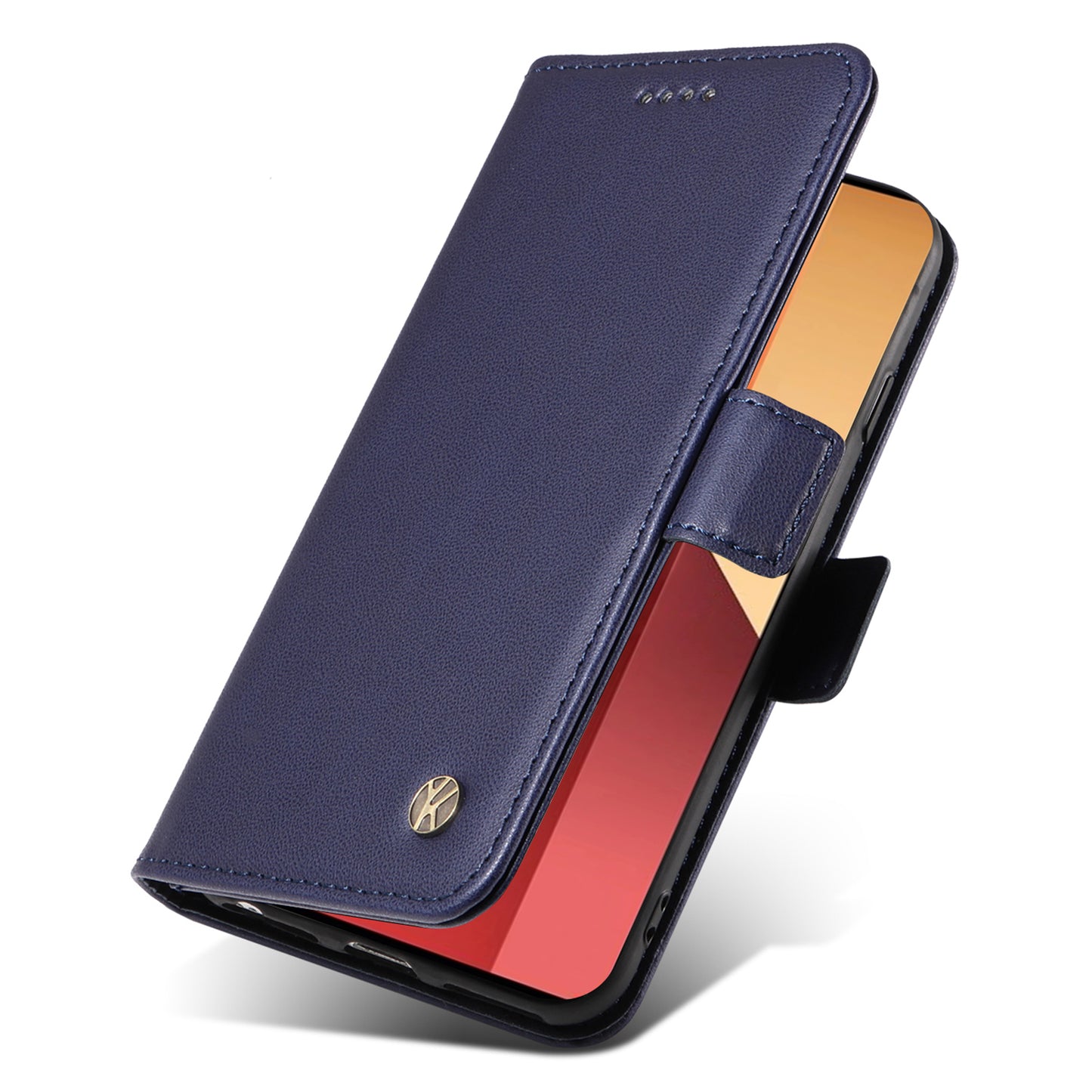 YIKATU YK-003 For Xiaomi Redmi Note 13 Pro 4G / Poco M6 Pro 4G Phone Case Stand Magnetic Protect Cover - Sapphire