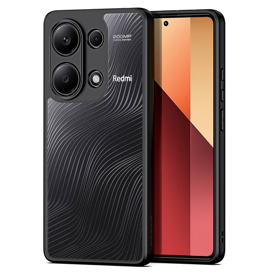 DUX DUCIS Aimo Series For Xiaomi Redmi Note 13 Pro 4G / Poco M6 Pro 4G Case PC+TPU Shockproof Phone Cover (REACH Certification) - Black