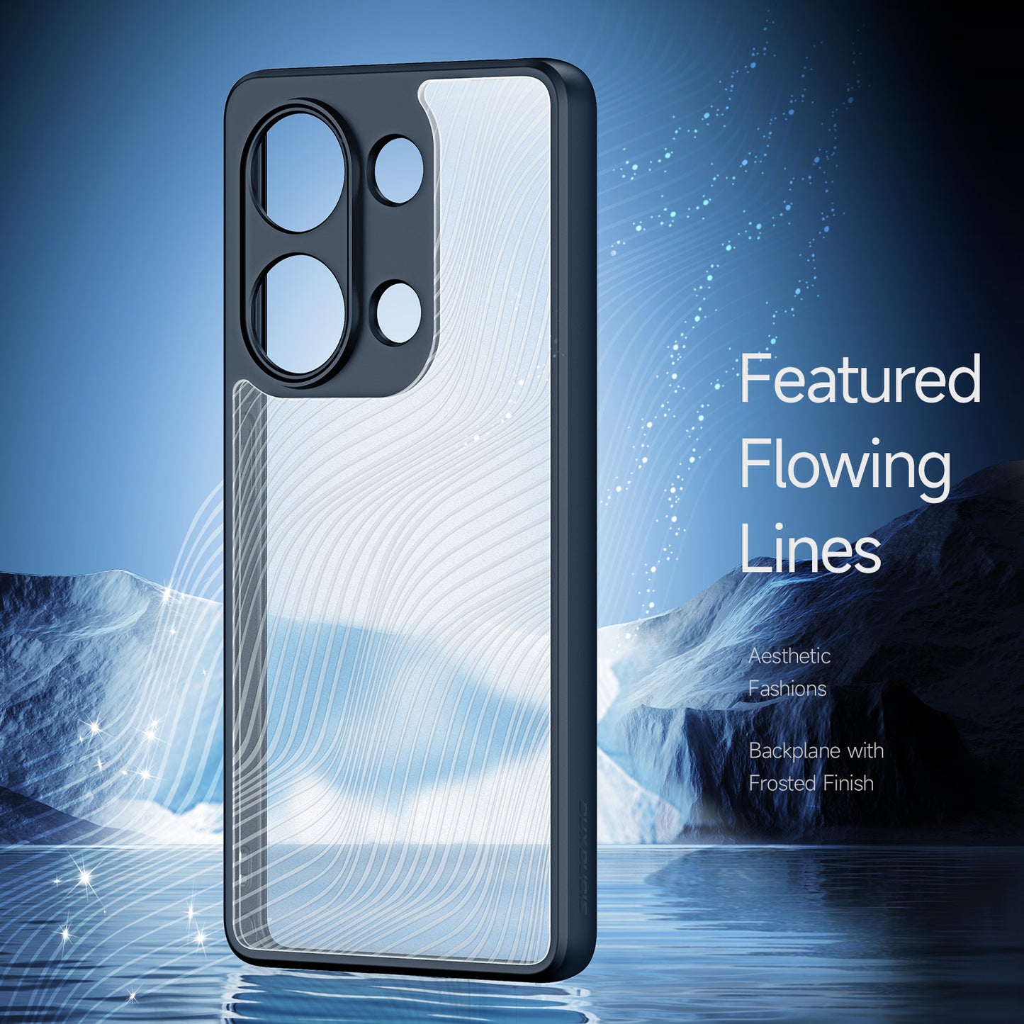 DUX DUCIS Aimo Series For Xiaomi Redmi Note 13 Pro 4G / Poco M6 Pro 4G Case PC+TPU Shockproof Phone Cover (REACH Certification) - Black