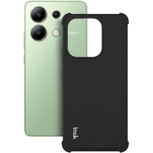 IMAK For Xiaomi Redmi Note 13 4G TPU Case Reinforced Corners Protection Phone Cover - Black