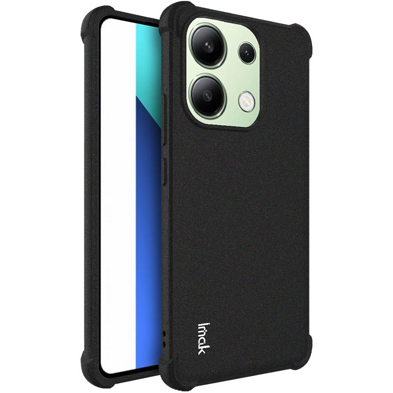 IMAK For Xiaomi Redmi Note 13 4G TPU Case Reinforced Corners Protection Phone Cover - Black