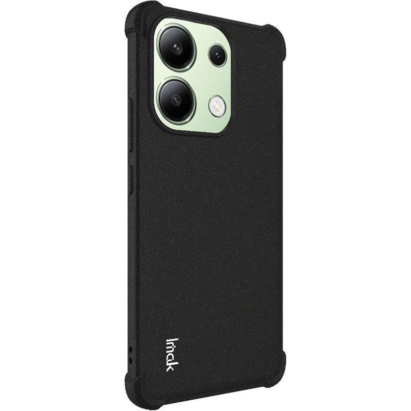 IMAK For Xiaomi Redmi Note 13 4G TPU Case Reinforced Corners Protection Phone Cover - Black