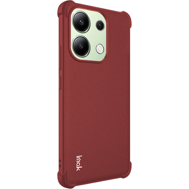 IMAK For Xiaomi Redmi Note 13 4G TPU Case Reinforced Corners Protection Phone Cover - Red
