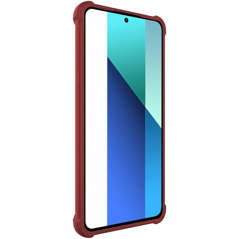 IMAK For Xiaomi Redmi Note 13 4G TPU Case Reinforced Corners Protection Phone Cover - Red
