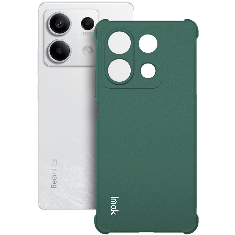 IMAK For Xiaomi Redmi Note 13 5G Matte Phone Case TPU Shock-Absorption Cover - Green