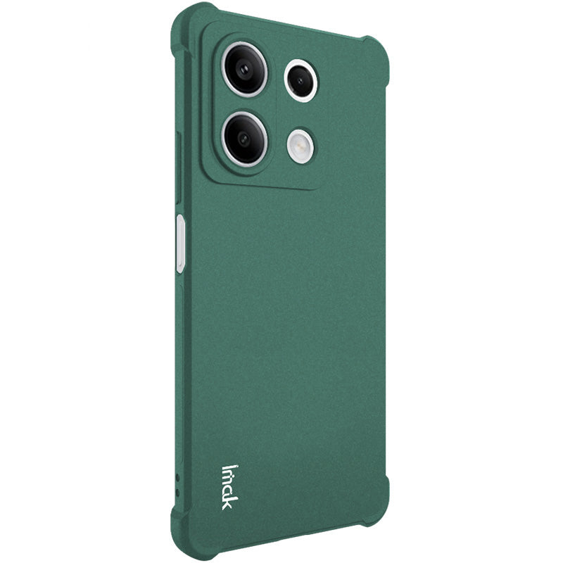 IMAK For Xiaomi Redmi Note 13 5G Matte Phone Case TPU Shock-Absorption Cover - Green
