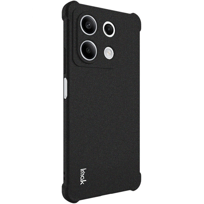 IMAK For Xiaomi Redmi Note 13 5G Matte Phone Case TPU Shock-Absorption Cover - Black
