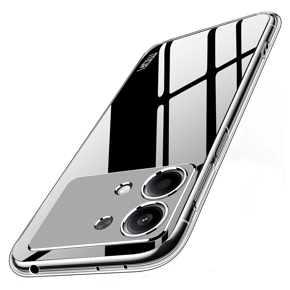 MOFI For Xiaomi Redmi Note 13R Pro 5G TPU Case Slim Fit Transparent Phone Cover