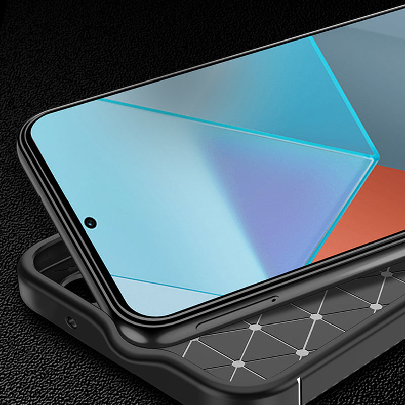 For Xiaomi Redmi Note 13 Pro 4G / Poco M6 Pro 4G TPU Case Phone Cover Carbon Fiber Texture