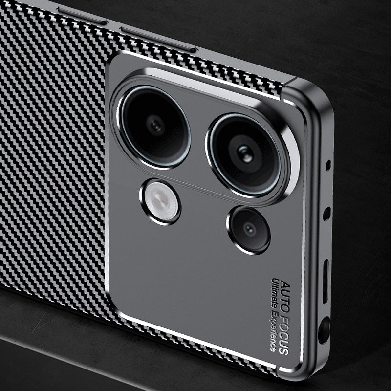 For Xiaomi Redmi Note 13 Pro 4G / Poco M6 Pro 4G TPU Case Phone Cover Carbon Fiber Texture