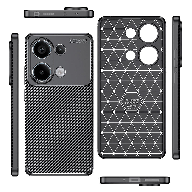 For Xiaomi Redmi Note 13 Pro 4G / Poco M6 Pro 4G TPU Case Phone Cover Carbon Fiber Texture