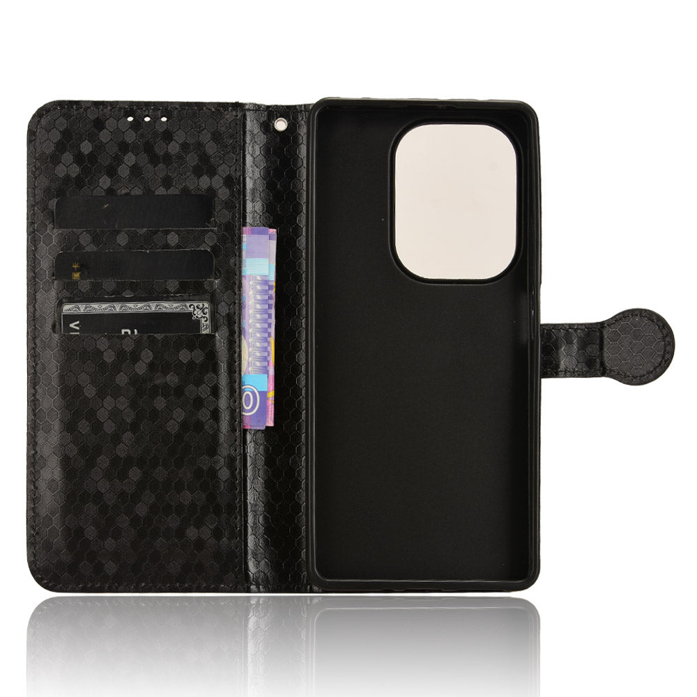 For Xiaomi Redmi Note 13 Pro 4G / Poco M6 Pro 4G Wallet Case Flip Leather Phone Cover - Black
