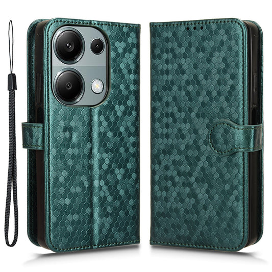 For Xiaomi Redmi Note 13 Pro 4G / Poco M6 Pro 4G Wallet Case Flip Leather Phone Cover - Green