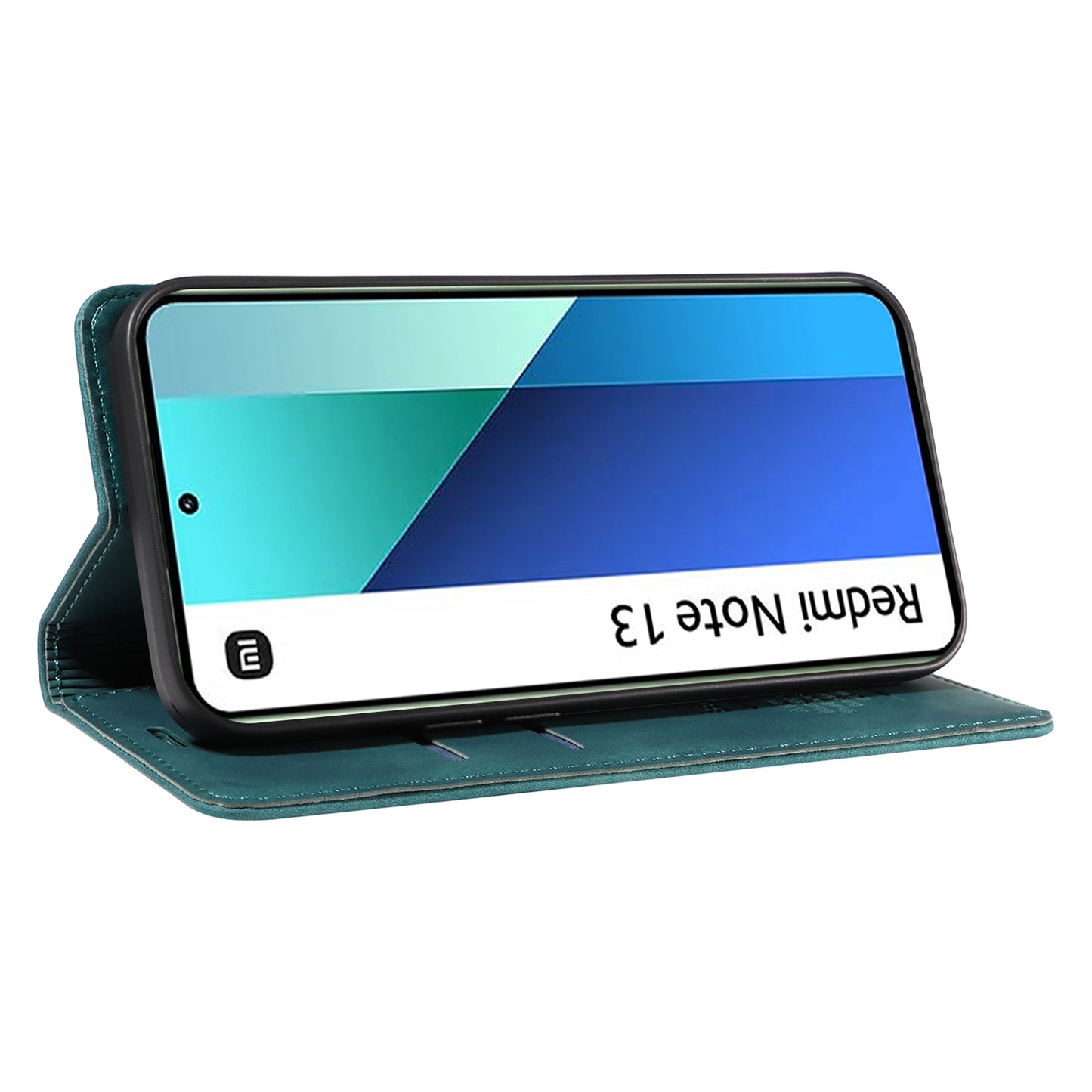 BETOPNICE 003 For Xiaomi Redmi Note 13 4G Case Card Slots RFID Blocking Phone Cover - Green