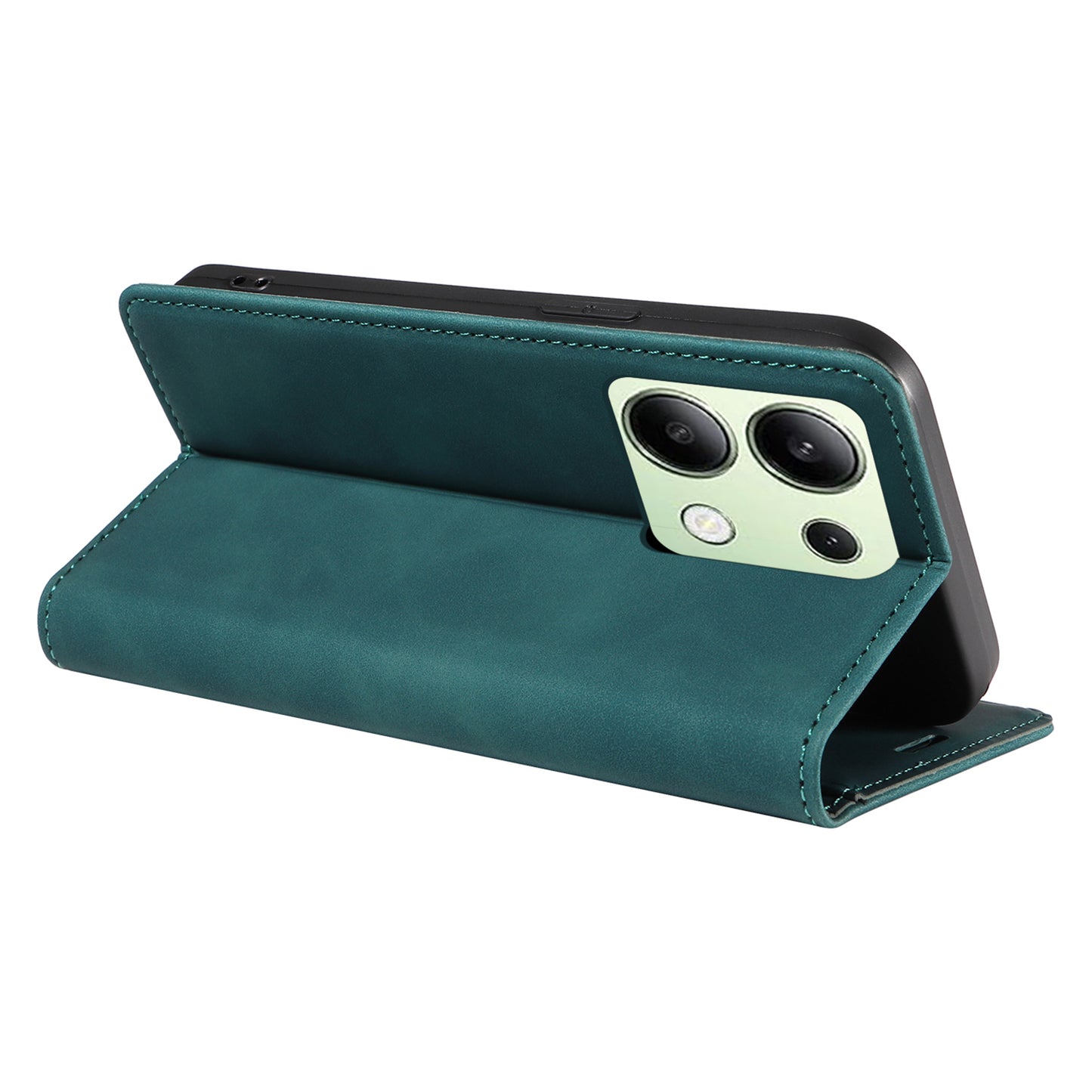 BETOPNICE 003 For Xiaomi Redmi Note 13 4G Case Card Slots RFID Blocking Phone Cover - Green