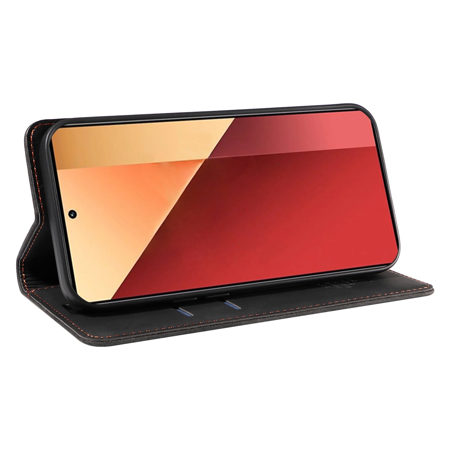 BETOPNICE 003 For Xiaomi Redmi Note 13 Pro 4G / Poco M6 Pro 4G Phone Cover Leather RFID Blocking Case - Black