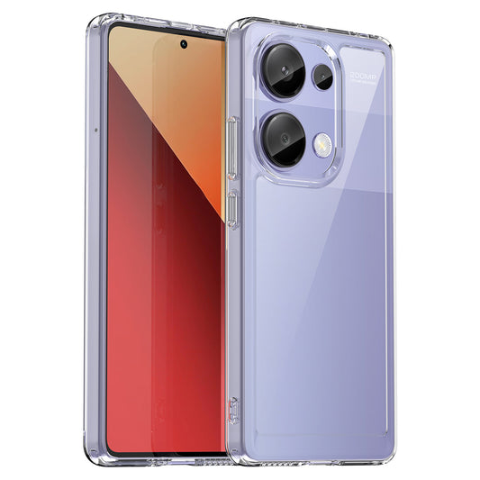 For Xiaomi Redmi Note 13 Pro 4G / Poco M6 Pro 4G Case TPU+Acrylic Clear Phone Cover - Transparent