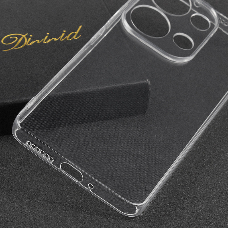 For Xiaomi Redmi Note 13 Pro 4G / Poco M6 Pro 4G TPU Case Clear Phone Cover Precise Cutout