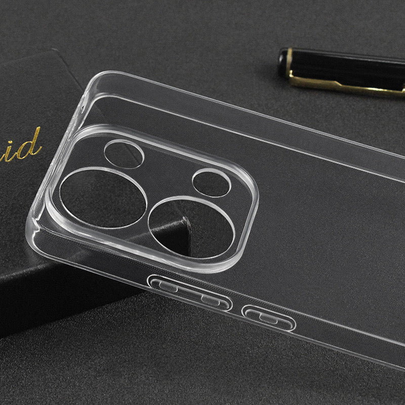 For Xiaomi Redmi Note 13 Pro 4G / Poco M6 Pro 4G TPU Case Clear Phone Cover Precise Cutout