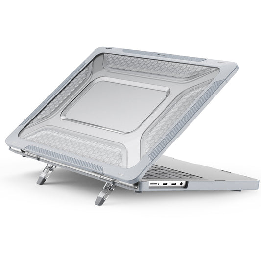 Protective Case for MacBook Pro 14 inch (2021) (A2442 M1 Pro  /  M1 Max) Scratch Resistant PC Front and Back Cover Laptops Anti-Drop Hard Shell - Grey