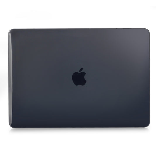 For MacBook Air 13 inch A2681 (2022) Hard PC Laptop Case Anti-scratch Notebook Sleeve Protective Cover - Black