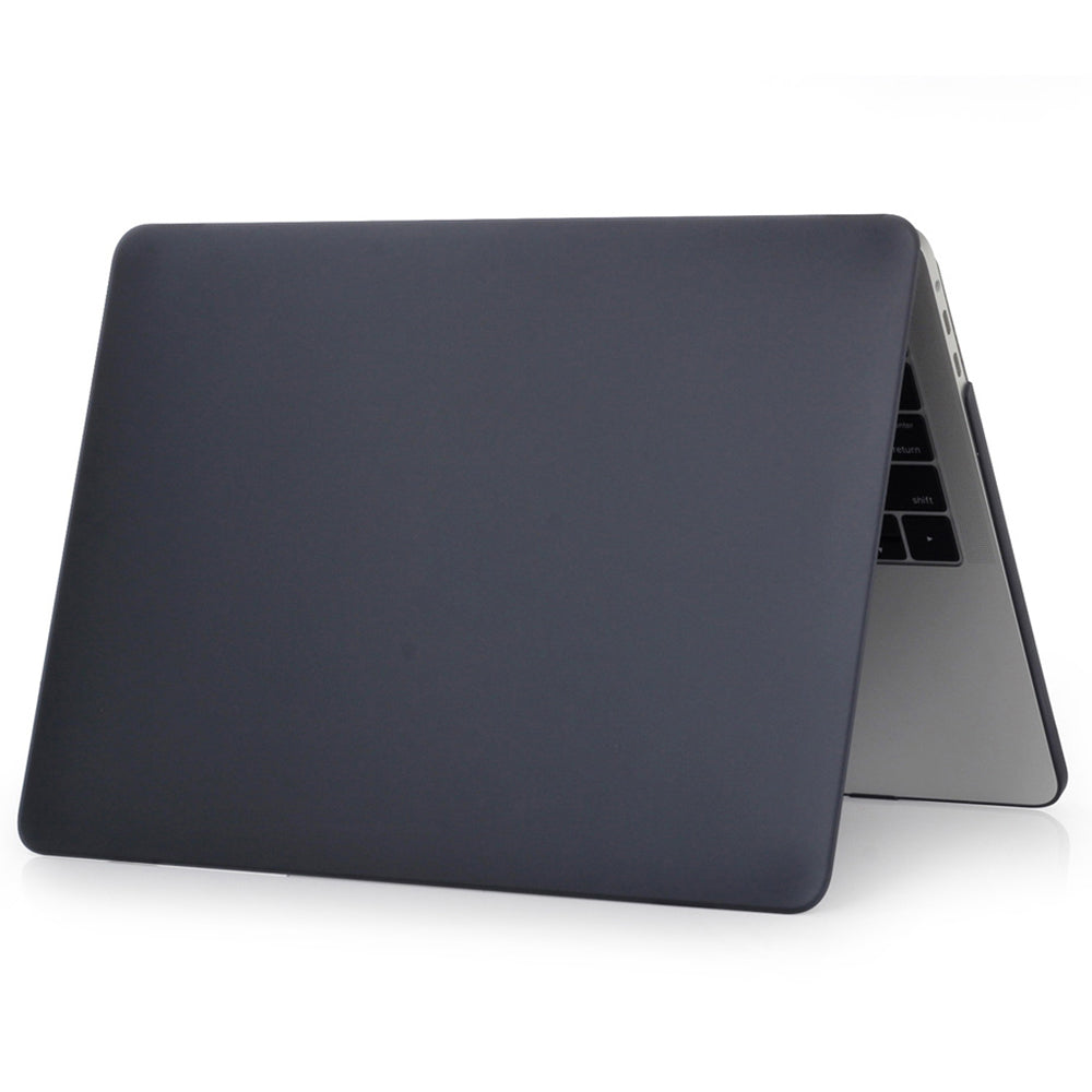 For MacBook Air 13 inch (2022) A2681 Matte Finish Protective Laptop Cover Scratch-resistant Hard PC Notebook Case - Black