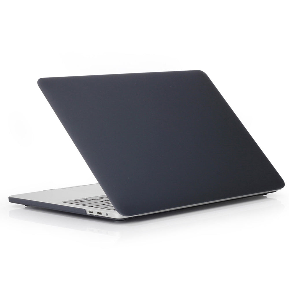 For MacBook Air 13 inch (2022) A2681 Matte Finish Protective Laptop Cover Scratch-resistant Hard PC Notebook Case - Black
