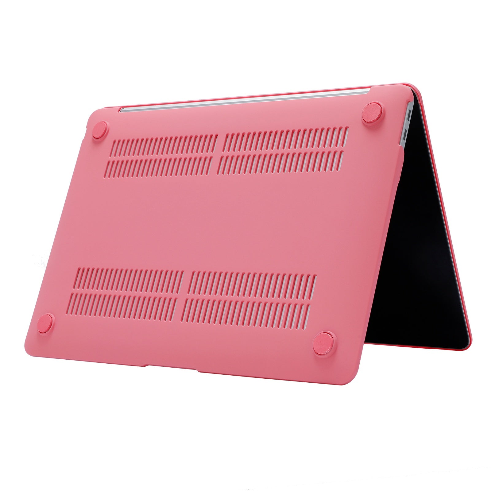 For MacBook Pro 14 inch (2021) Hard PC Protective Laptop Case Front and Back Anti-scratch Notebook Cover - Pink