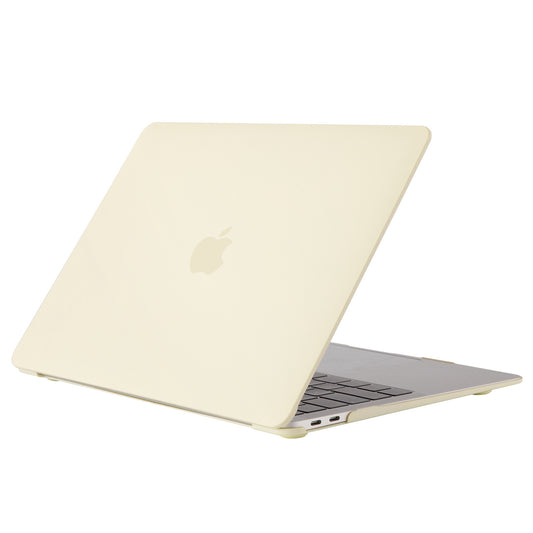 For MacBook Air 13 inch (2022) A2681 Laptop Case Scratch-resistant Dust-proof Hard PC Protective Notebook Cover - Yellow
