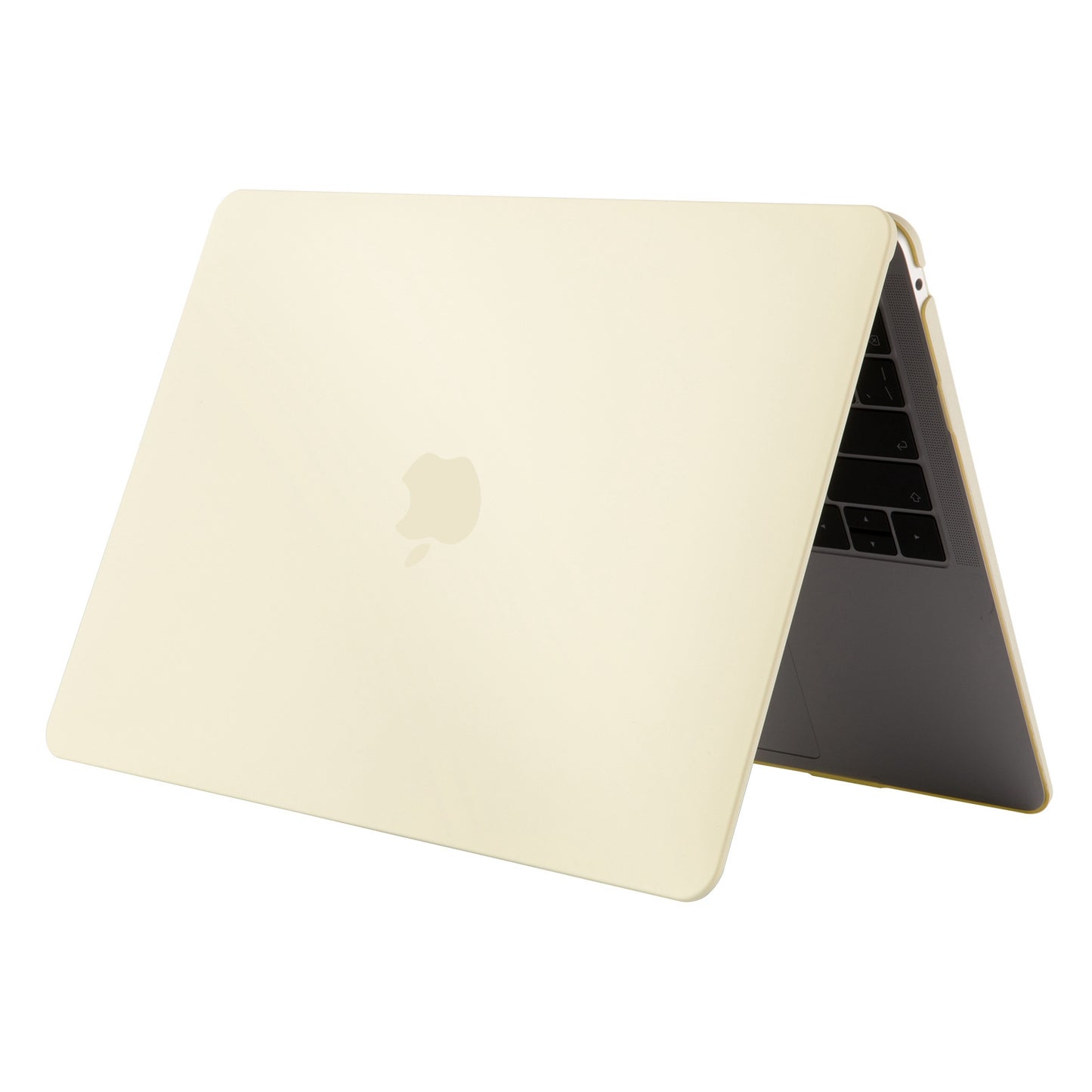 For MacBook Air 13 inch (2022) A2681 Laptop Case Scratch-resistant Dust-proof Hard PC Protective Notebook Cover - Yellow