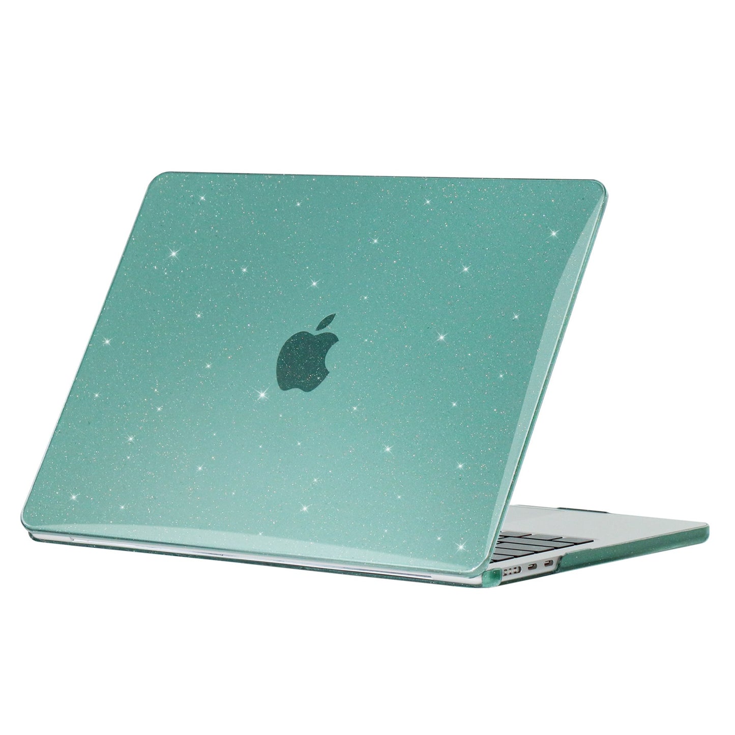 Protective Case for MacBook Air 13 inch (2022) (A2681), Hard PC Full Covering Starry Sky Design Laptops Hard Shell - Midnight Green