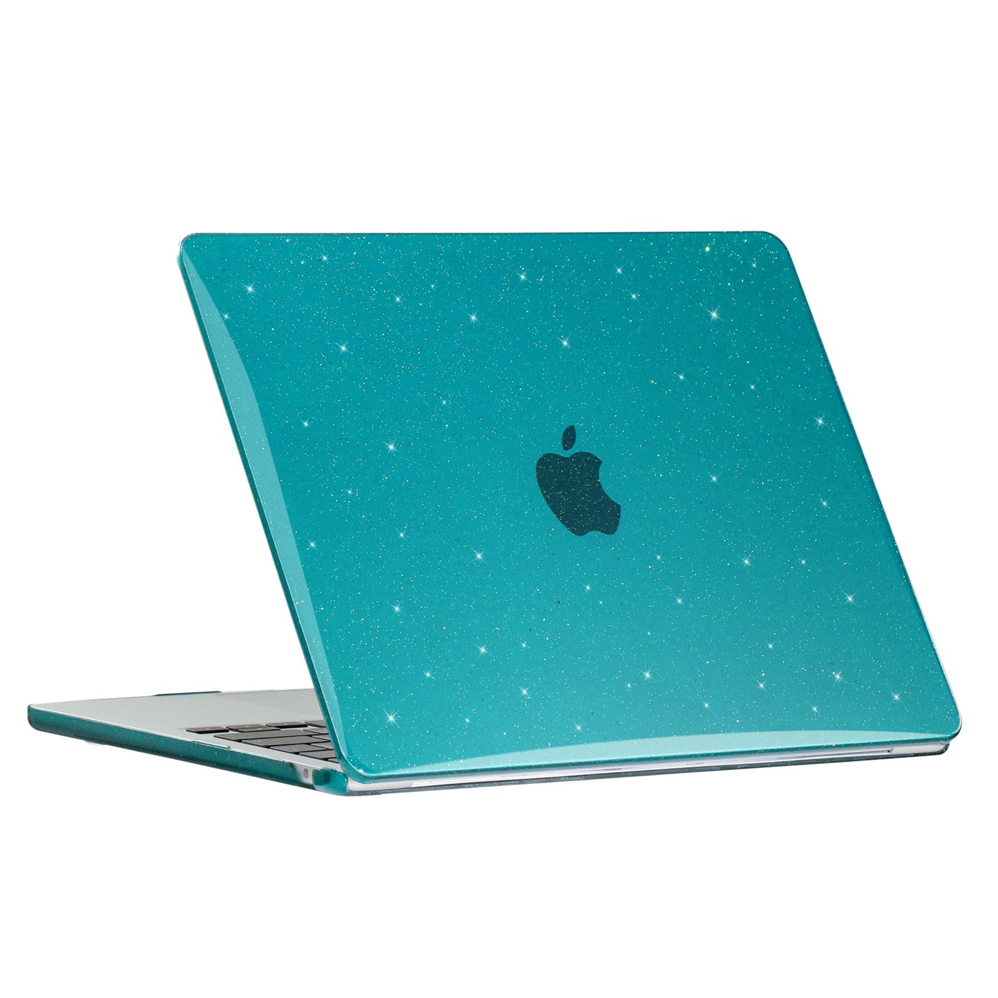 Protective Case for MacBook Air 13 inch (2022) (A2681), Hard PC Full Covering Starry Sky Design Laptops Hard Shell - Cyan