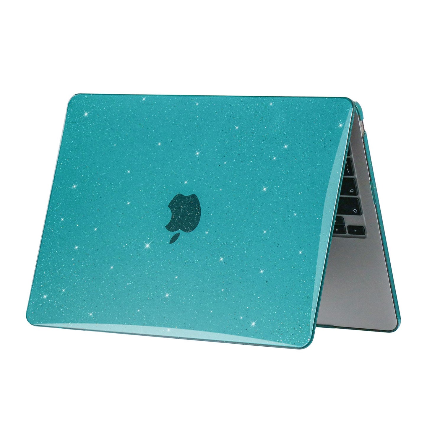 Protective Case for MacBook Air 13 inch (2022) (A2681), Hard PC Full Covering Starry Sky Design Laptops Hard Shell - Cyan