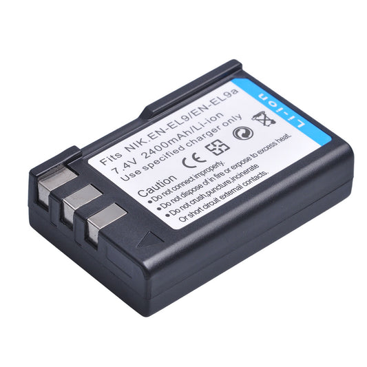 Uniqkart for Nikon D3000 / D5000 Camera Battery Rechargeable 7.4V 2400mAh Battery Pack (without Logo), Encode: EN-EL9 / EL9a