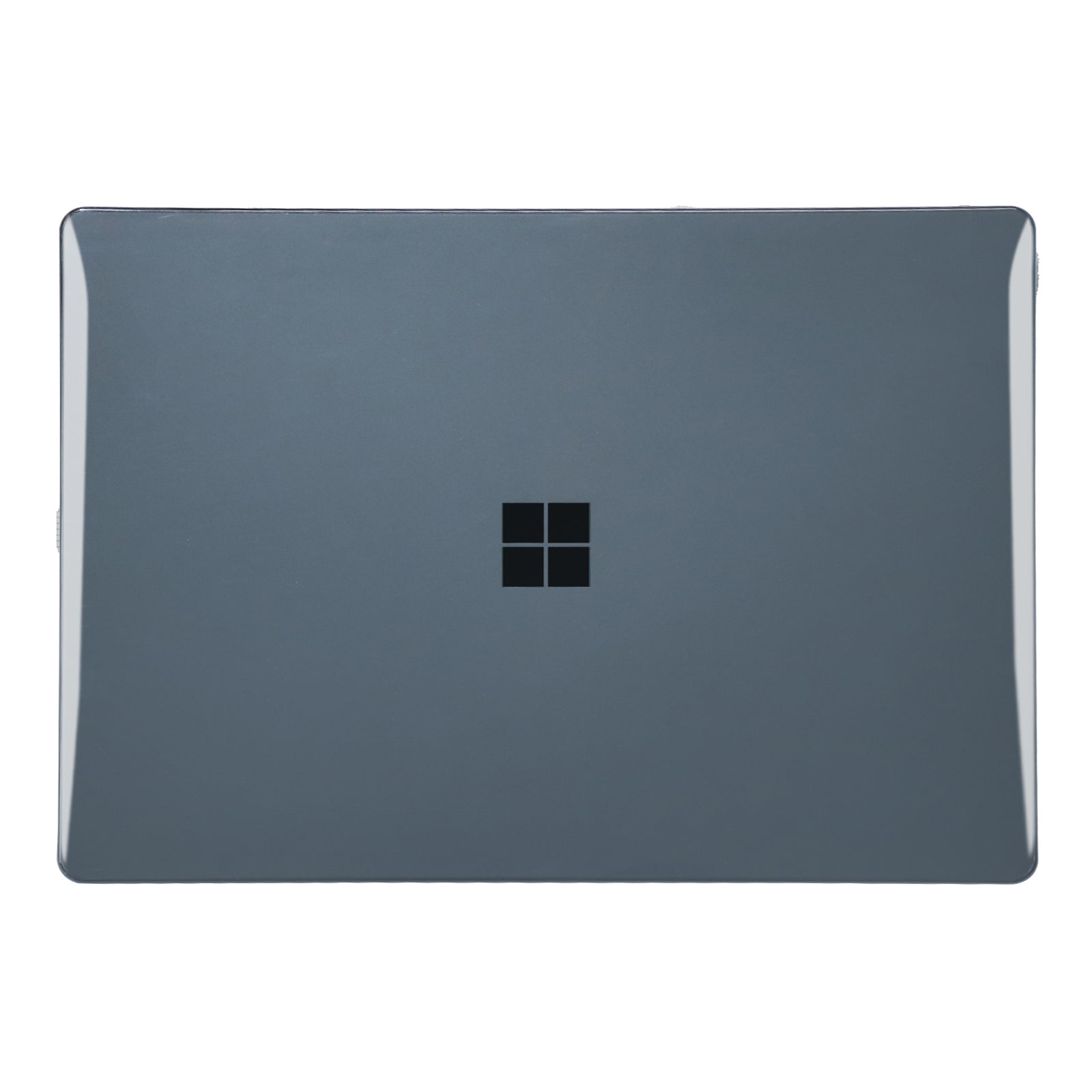for Microsoft Surface Laptop 3 / 4 / 5 (1868 / 1951) Metal Keyboard Version Hard PC Crystal Protective Cover Shock Resistant Laptop Notebook Case - Black