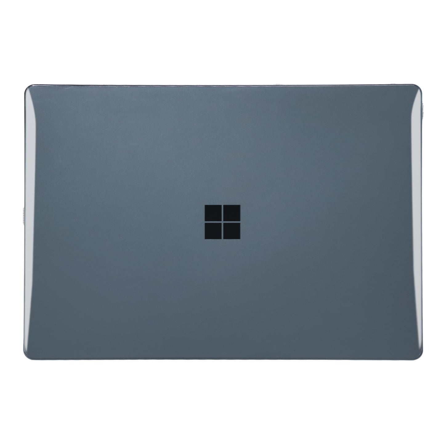 for Microsoft Surface Laptop 3 / 4 / 5 (1868 / 1951) Metal Keyboard Version Hard PC Crystal Protective Cover Shock Resistant Laptop Notebook Case - Black