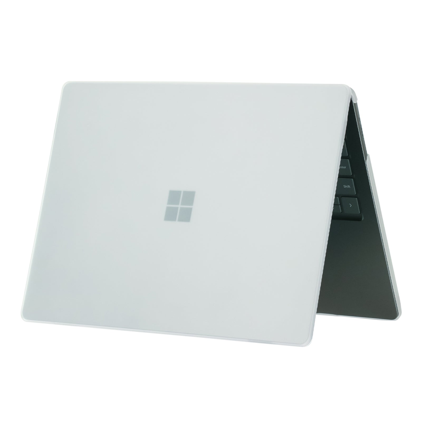 for Microsoft Surface Laptop 3 / 4 / 5 (1868 / 1951) Metal Keyboard Version Hard PC Shell Laptop Notebook Case Smooth Matte Anti-fingerprint Protective Cover - Transparent