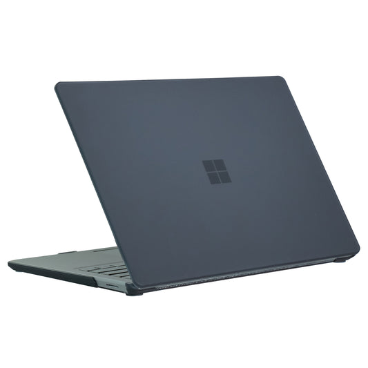 for Microsoft Surface Laptop 3 / 4 / 5 (1868 / 1951) Metal Keyboard Version Hard PC Shell Laptop Notebook Case Smooth Matte Anti-fingerprint Protective Cover - Black
