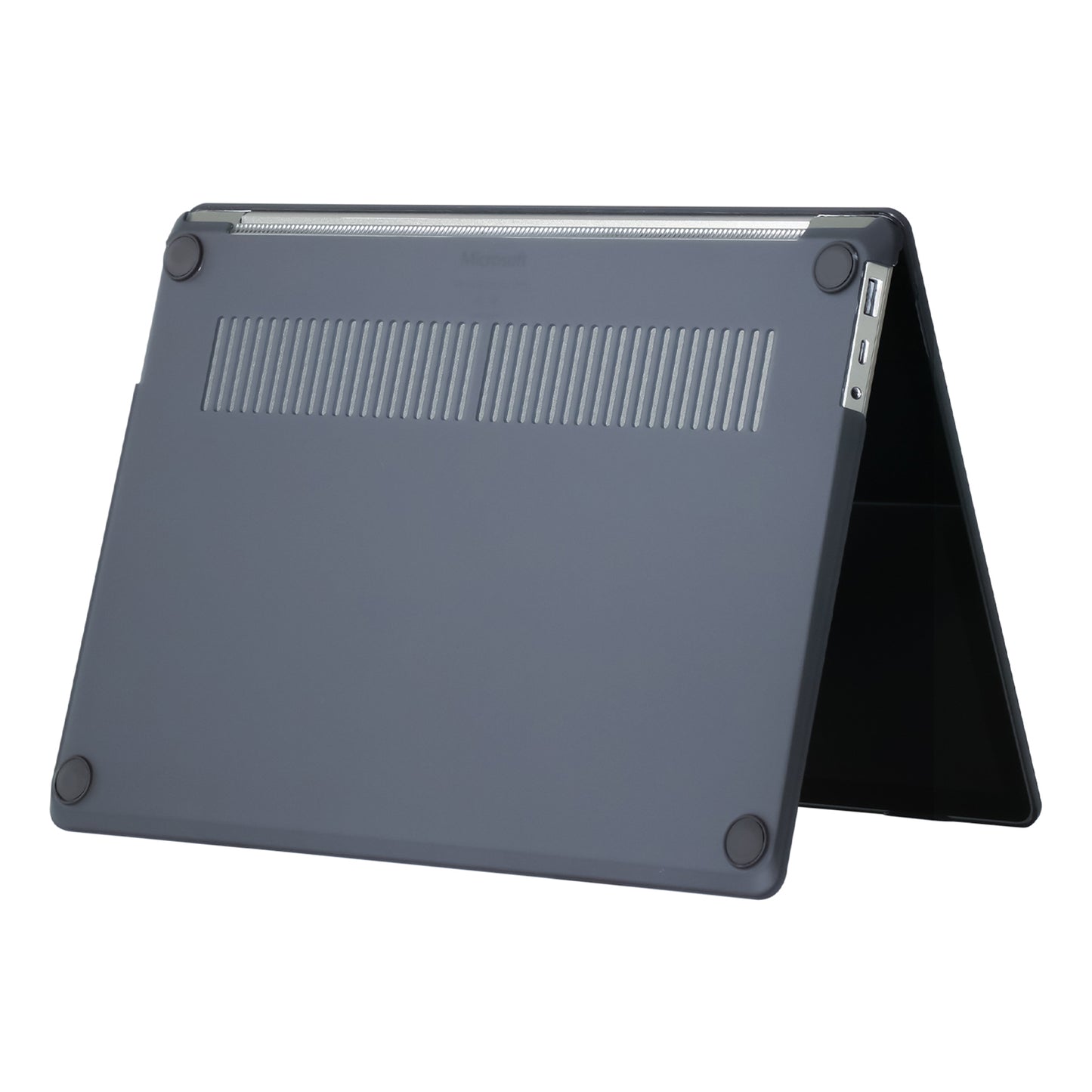 for Microsoft Surface Laptop 3 / 4 / 5 (1868 / 1951) Metal Keyboard Version Hard PC Shell Laptop Notebook Case Smooth Matte Anti-fingerprint Protective Cover - Black