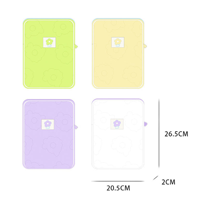 11 inch Tablet Sleeve Pouch Cute Flower Design Soft Anti-splash Tablet Zipper Protective Bag - Yellow
