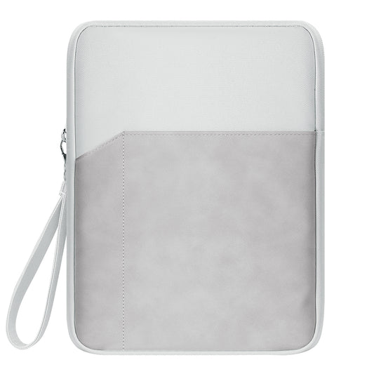Uniqkart for iPad 9.7-11inch Tablet Shockproof Protective Bag Portable Carrying Case with Lanyard - Light Grey