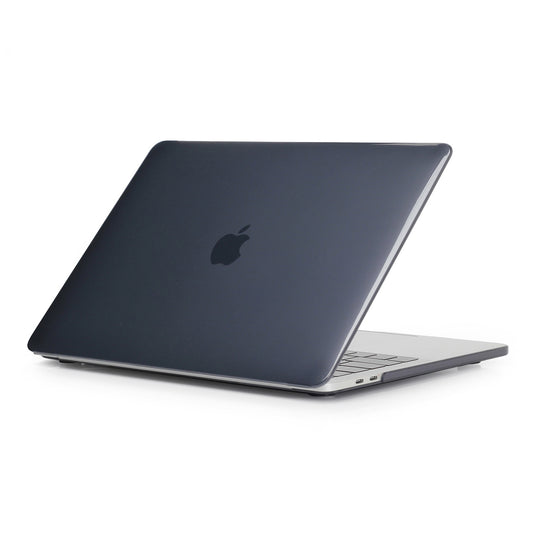 For Macbook Air 15 inch (2023) M2 A2941 Laptop Case Transparent Hard PC Protective Cover - Black