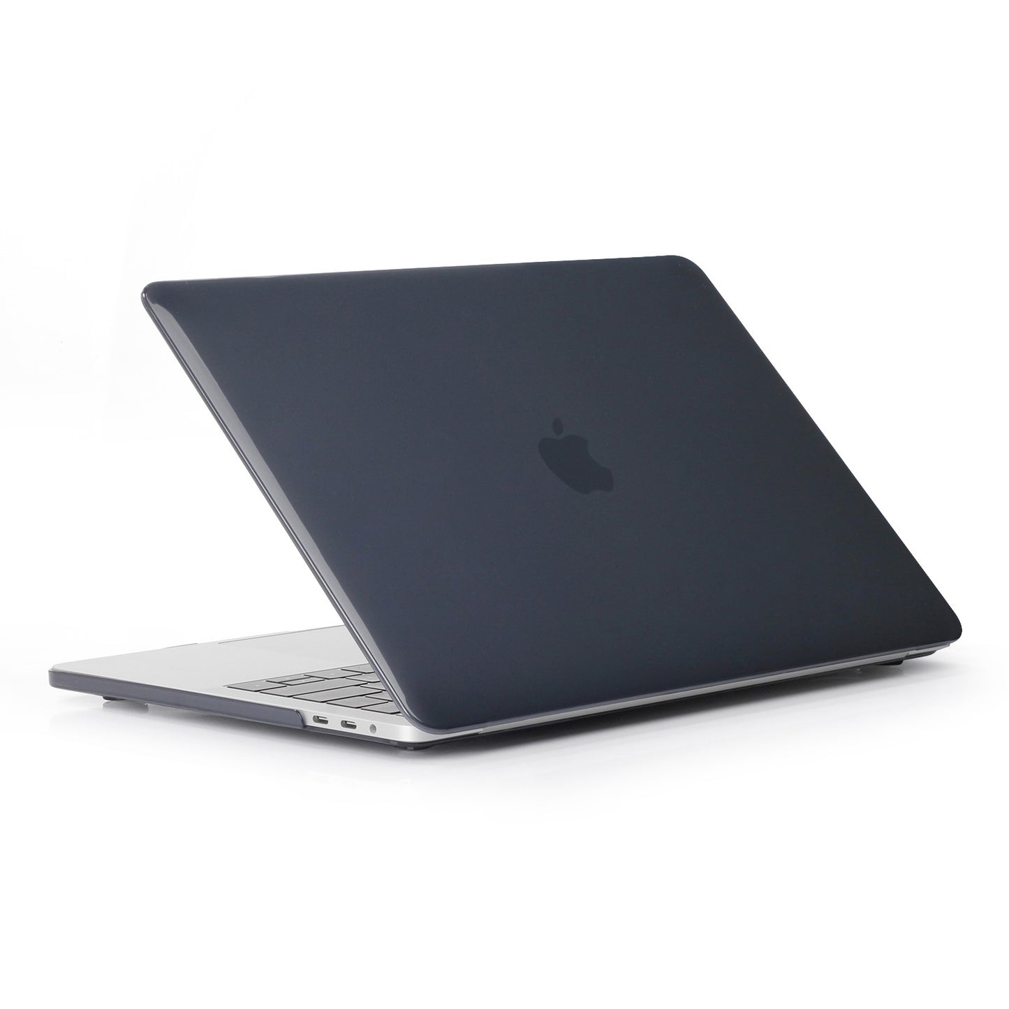 For Macbook Air 15 inch (2023) M2 A2941 Laptop Case Transparent Hard PC Protective Cover - Black
