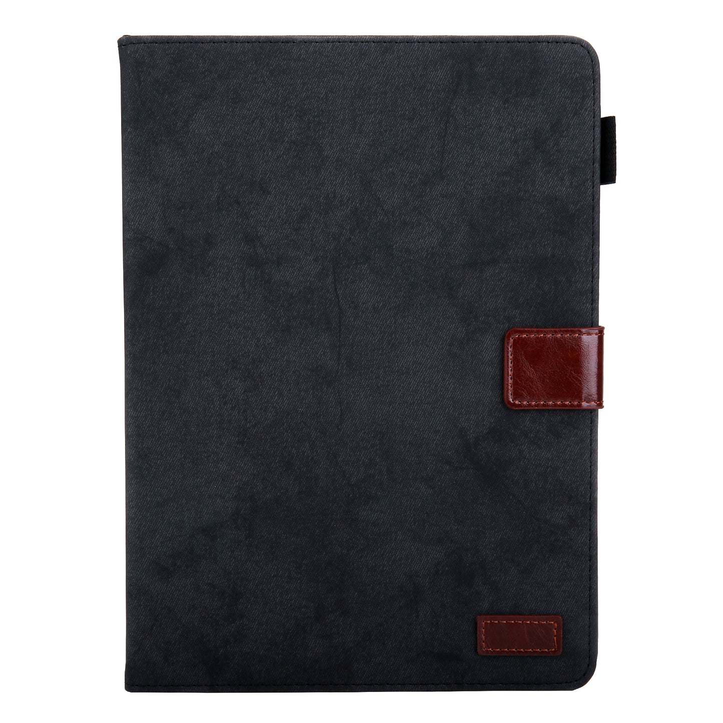 Cloth Texture Business Style Tablet Case for Amazon Fire Max 11 PU Leather Cover with Card Holder, Foldable Stand - Black